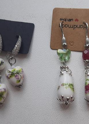 Сережки хендмейд