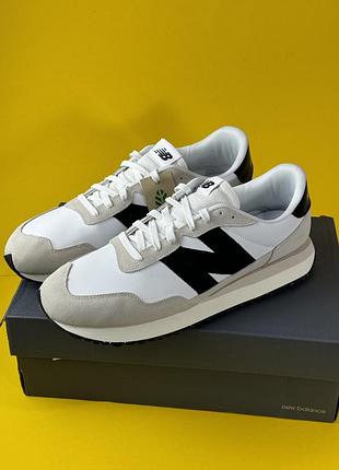 Мужские кожаные кроссовки new balance 237 - 51 размер