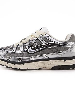 Nike p6000 white silver black
