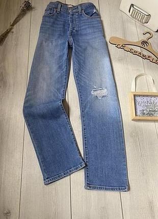 Прямі  джинси levi’s з високою посадкою