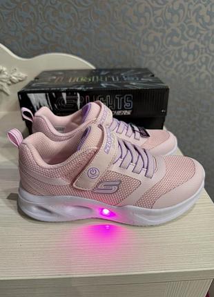 Skechers lights з підсвіткою розміри від 30 до 35