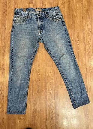 Шикарные винтажные зауженные джинсы denim!!!