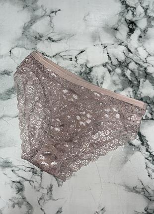 Ажурні ❣️ трусики жіночі мереживні ніжні середня посадка (білий, м’ятний, кавовий) — розмір m/l нові