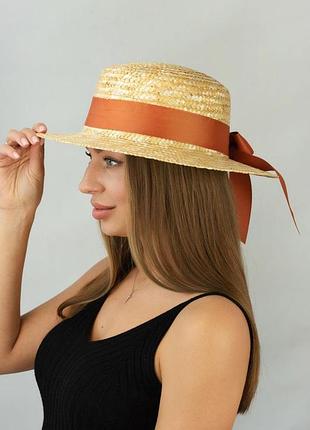 Соломенная шляпа канотье «патрисия» (1709)