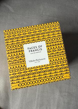 Vilhelm parfumerie faces of francis парфюмированная вода 100 мл.