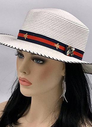 Летняя стильная шляпа