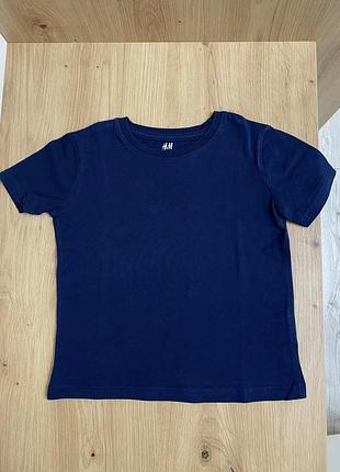 Темно-синя футболка нм 2-4р