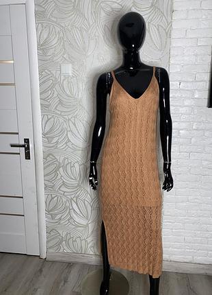 Ажурна сукня на підкладці плаття tiffosi, l