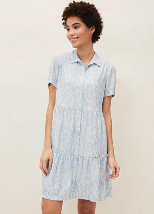 Голубое платье сорочка женская phase eight, размер l, xl