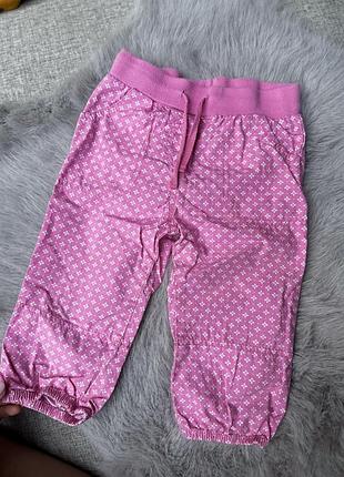Літні легкі штани рожеві