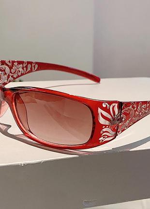 Стильные солнцезащитные очки антиблеск, поликарбонат.