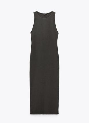 Сукня футляр zara нова трикотаж міді
