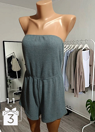 🥰 розпродаж фактурний ромпер шортами за 140 гривень