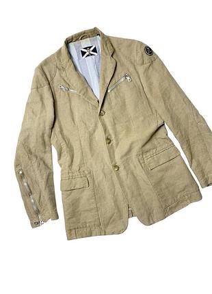 Johnny lambs льон піджак куртка