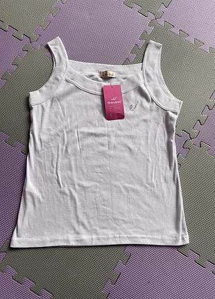 Майка біла розмір l , guo dil розмір s -m
