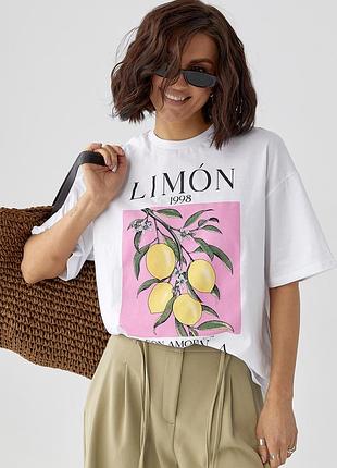 Жіноча футболка з лимонами 🍋