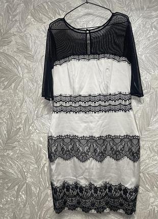 Вечірнє плаття | біле з мереживом | елегантне