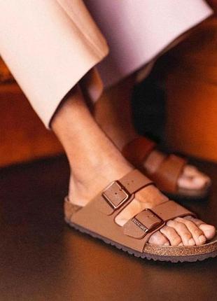 Шлепанцы birkenstock arizona кожа оригинал новые