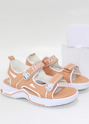 Комфортні підліткові босоніжки для дівчаток