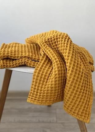 Полотенце хлопковое home mustard 50х70