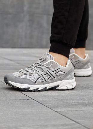 Чоловічі спортивні кросівки asics сірі | кросівки asics gel sonoma