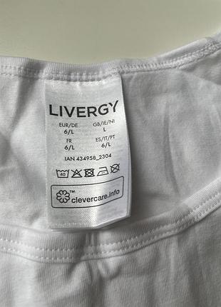 Снижка ✅ біла базова майка premium livergy3 фото