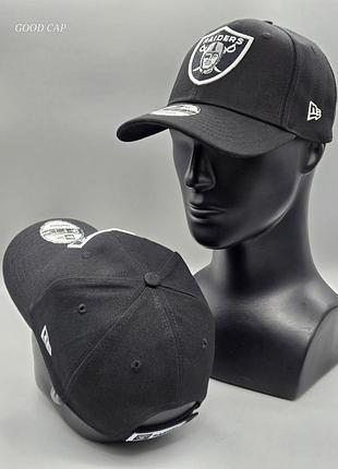 Кепка бейсболка raiders new era черная мужская
