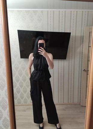 Стильная блузка с красивым бантом сзади, трендовый фасон.