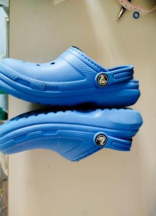 Детские тапки crocs 8