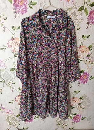 Платье с цветами