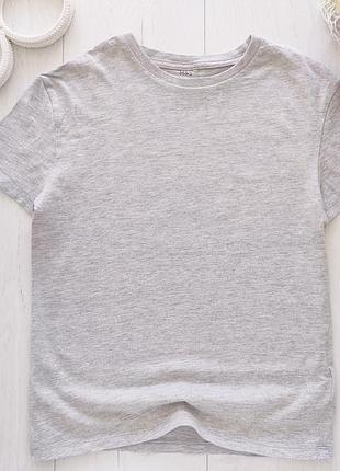 Серая футболка однотонная артикул: 23022