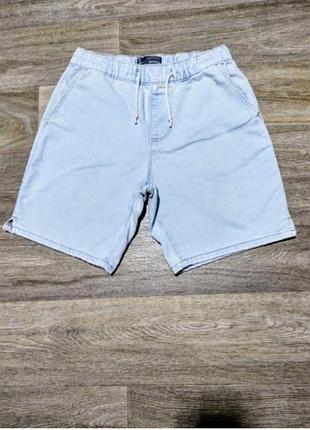 Мужские светло-синие джинсовые шорты denim co размер s