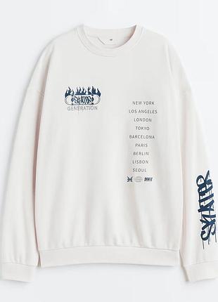 Джемпер свитшот (двинтка, петелька) h&m на мальчика подростка 35410