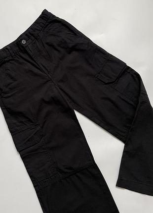 Фірмові бавовняні брюки на дівчинку h&m