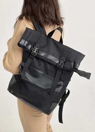 Рюкзак ролтоп для ноутбука чоловічий і жіночий міський для подорожей ролтоп