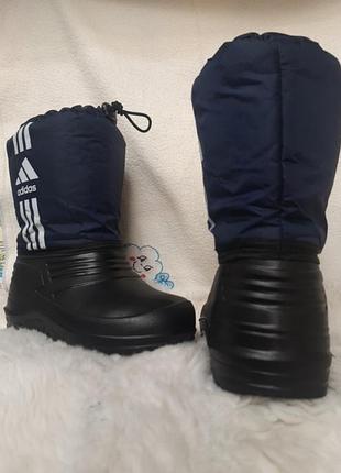 Чоботи ,дутики, ,,adidas" зима,овеча вовна .31/18.5 см.устілка.