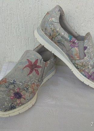 Текстильние мокасини pavers р.37.5