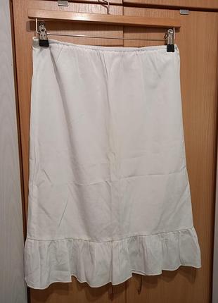 Подъюбник белый подъюбник s-m