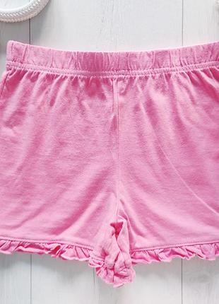 Розовые трикотажные шорты артикул: 23062