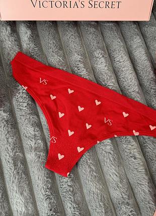 Трусики-стрінги жіночі з мікрофібри victoria's secret seamless thong panty