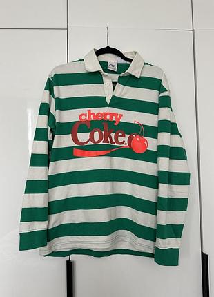 Zara cherry coke поло