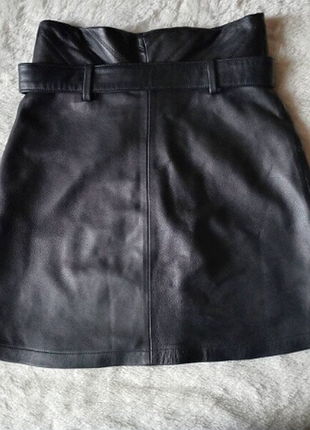 Нарядная кожаная юбка the kooples2 фото