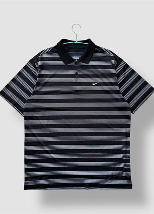 Футболка поло nike golf l найк dri-fit