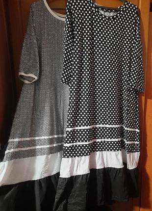 Новые платья вискоза трикотаж оверсайз