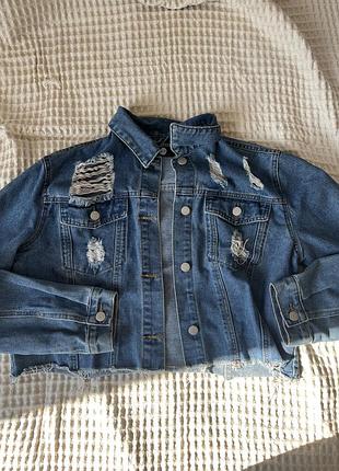 Джинсова куртка жіноча, джинсовка