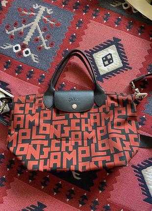 Сумка longchamp принт