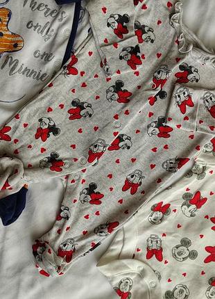 Невероятный комплект одежды для девочки микки маус 🧸♥️ комплект одежды для девочки 0-3мес 🩷7 фото