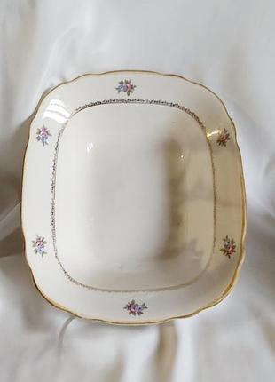 Блюдо чесоток винтаж салатник винтажный коллекционный миска винтажная фарфоровая