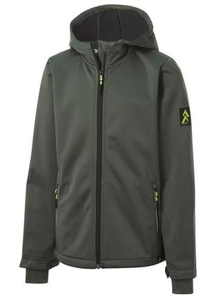 Куртка crivit софтшелл демисезонная с флисом • ветро- и водозащита • хаки
