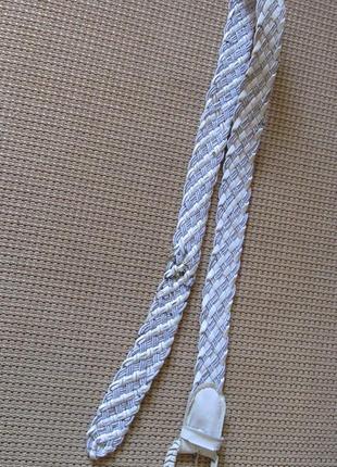 Ремень женский белый